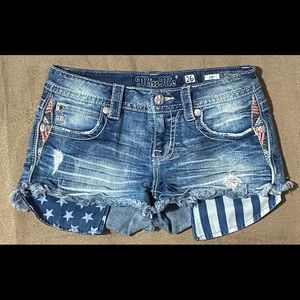 Women’s MISS ME Cut Off Jean Shorts MP7852H Sz 26
